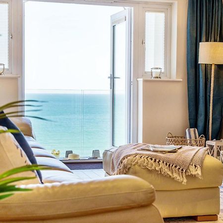 Carbis Bay - Luxury 3 Bed Penthouse Apartment With Sea Views Parking Sauna Balcony Exteriér fotografie