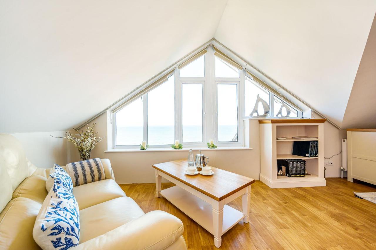 Carbis Bay - Luxury 3 Bed Penthouse Apartment With Sea Views Parking Sauna Balcony Exteriér fotografie