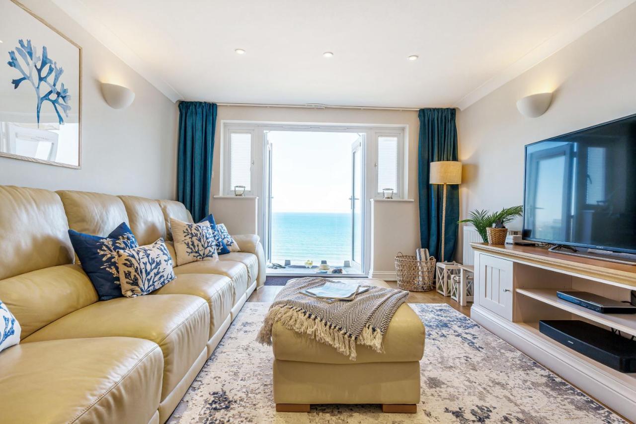 Carbis Bay - Luxury 3 Bed Penthouse Apartment With Sea Views Parking Sauna Balcony Exteriér fotografie