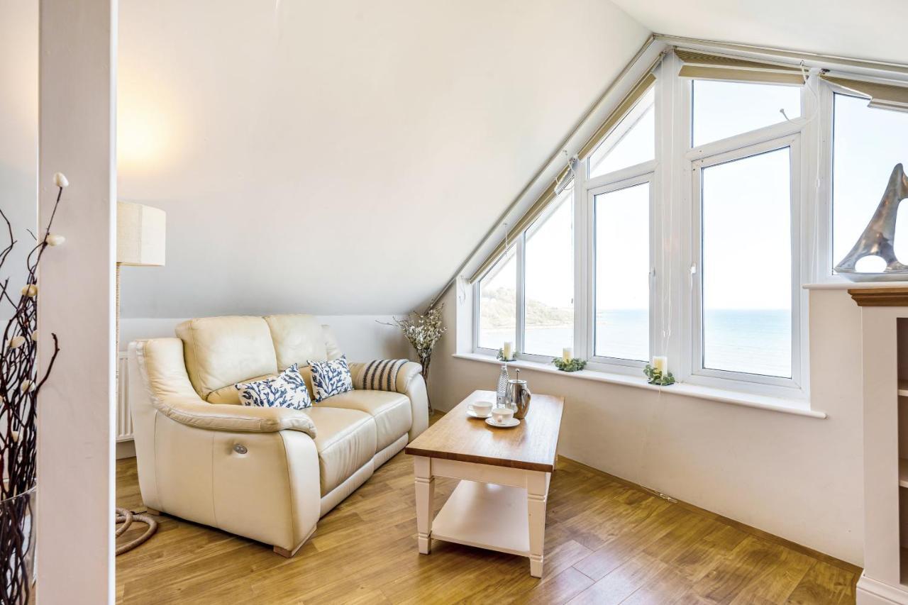 Carbis Bay - Luxury 3 Bed Penthouse Apartment With Sea Views Parking Sauna Balcony Exteriér fotografie